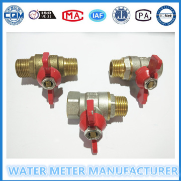 Butterfly Brass Ball Valve for Water Meter Pipe Line